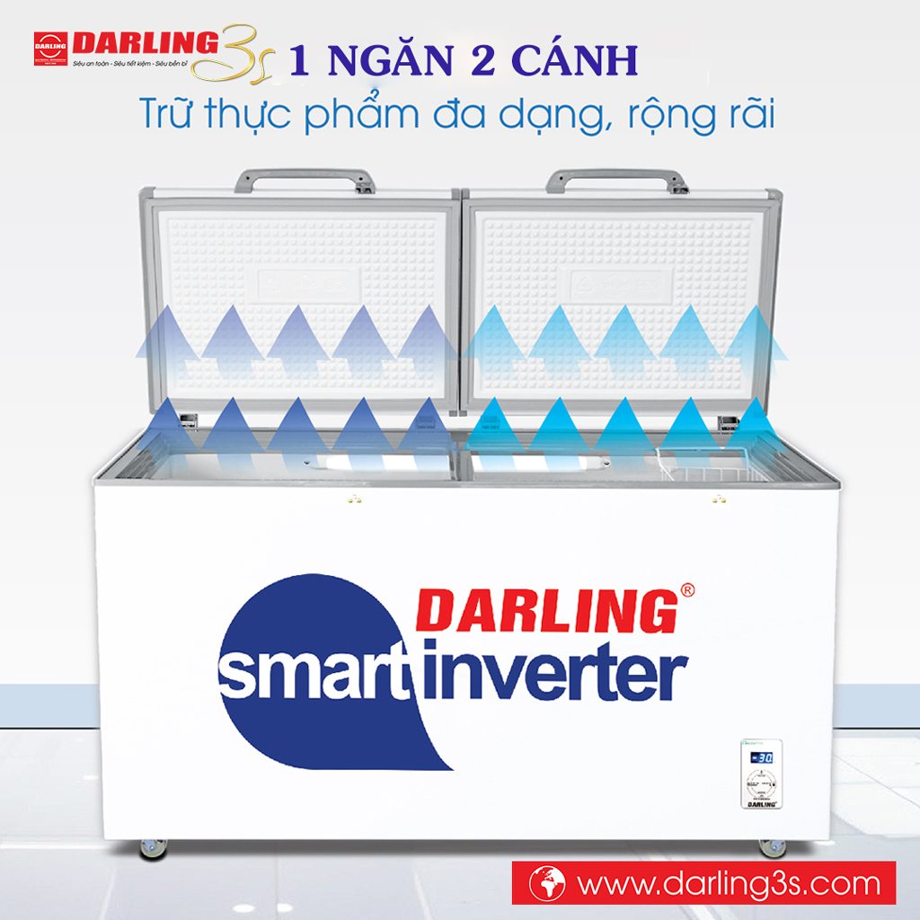 Tủ đông Darling inverter DMF-8779ASI 1 ngăn 2 cánh
