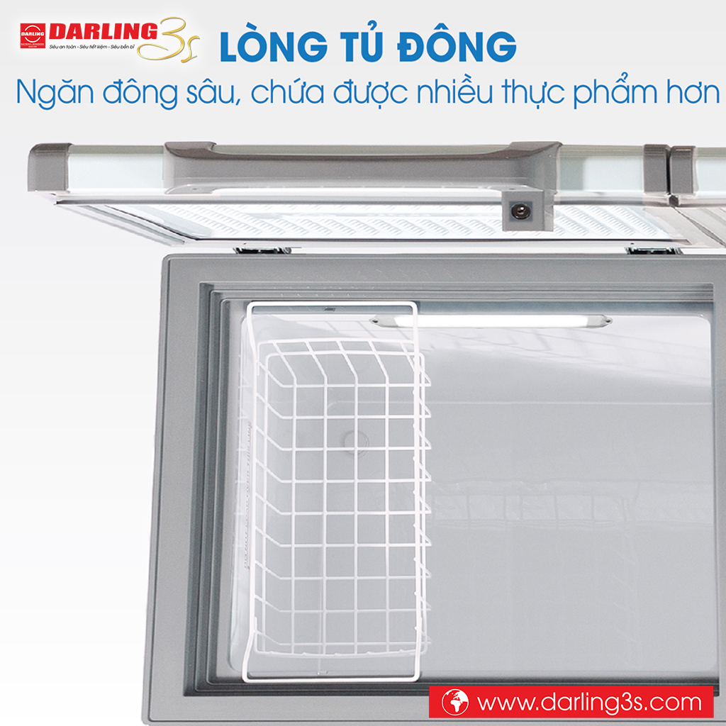 Tủ đông Darling DMF-3699WS-2 ngăn đông sâu