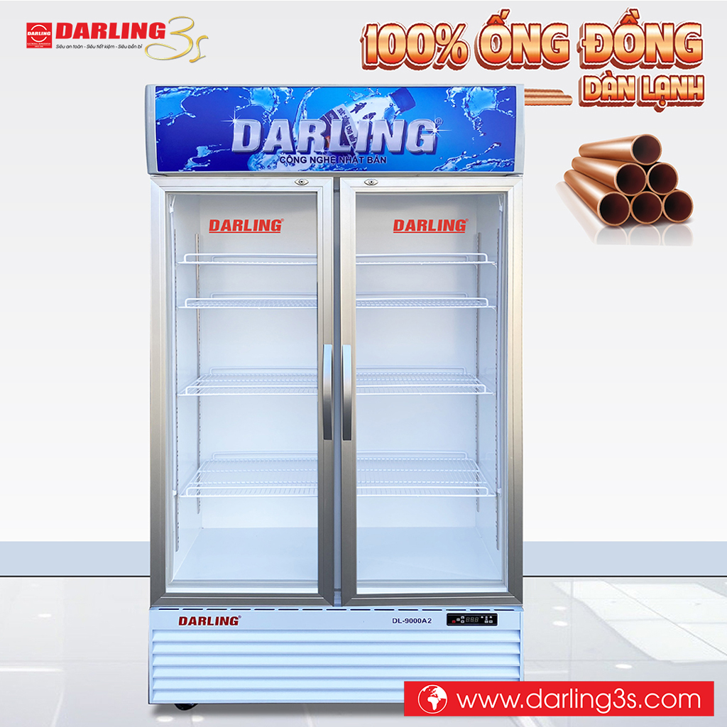 Tủ mát Darling DL-12000A dàn lạnh ống đồng