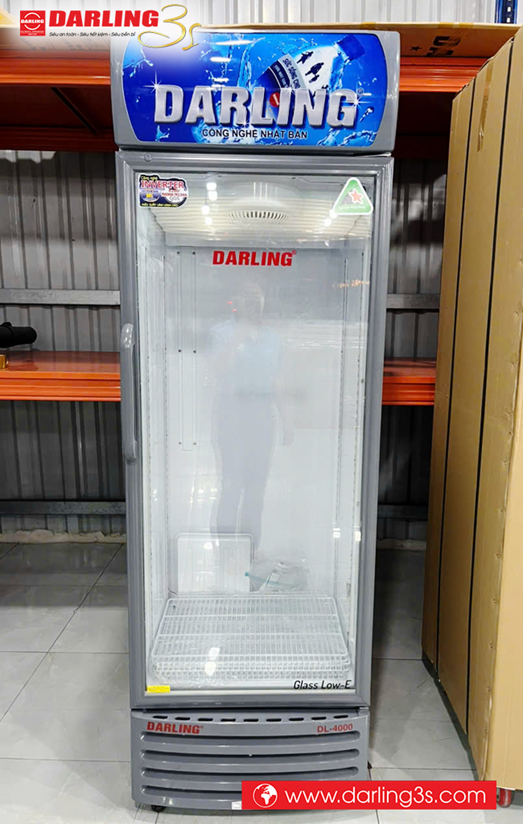 Tủ mát inverter Darling DL-4000A3 450L
