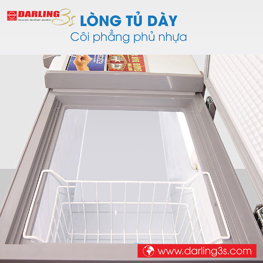 Lòng tủ đông Darling inverter DMF-1579ASI dày dặn