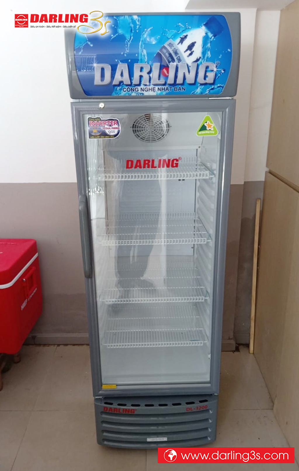 Tủ mát 1 cánh Darling DL-3200A3