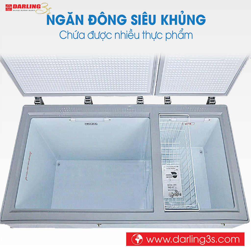 Tủ đông Darling DMF-7699WS-2 ngăn đông to