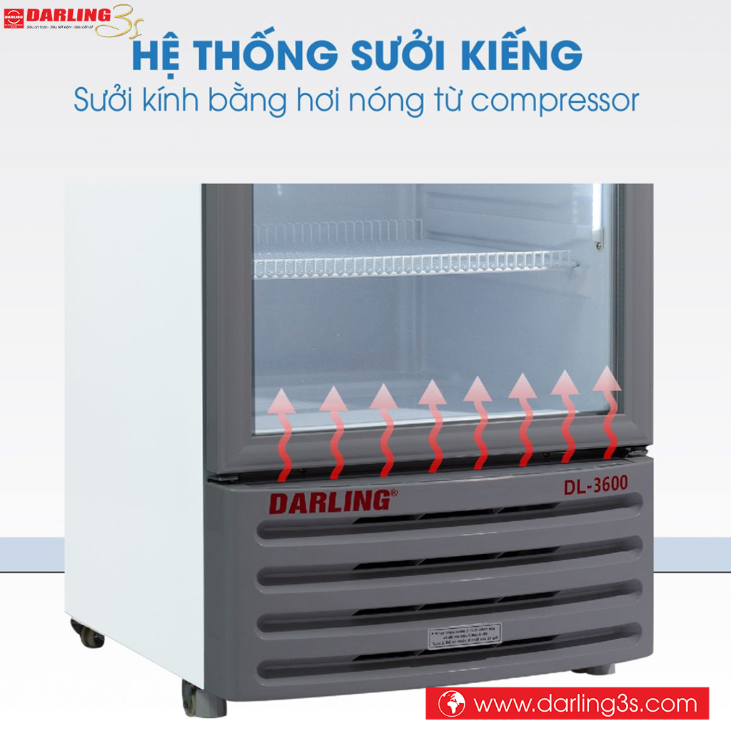 Hệ thống sưởi kính tủ mát Darling inverter DL-3500A5