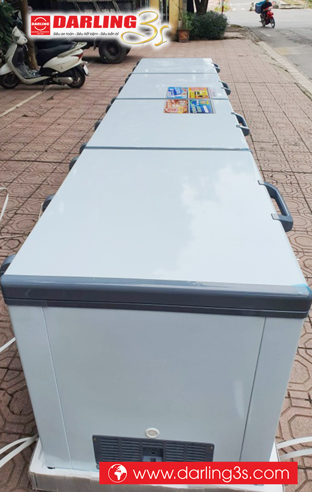 Tủ đông Darling inverter DMF-1979ASI 4 cánh mở