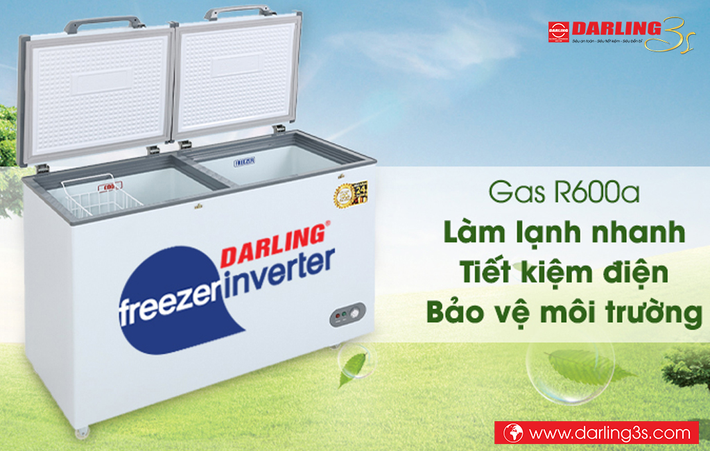 Sử dụng Gas R600a thân thiện môi trường