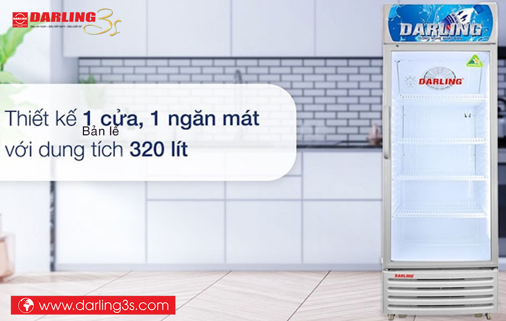 Tủ mát Darling DL-3200AL 320 Lít