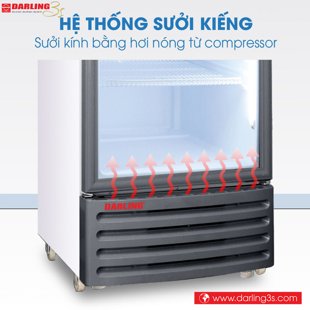 Hệ thống sưởi kính tủ mát Darling DL-3600AL