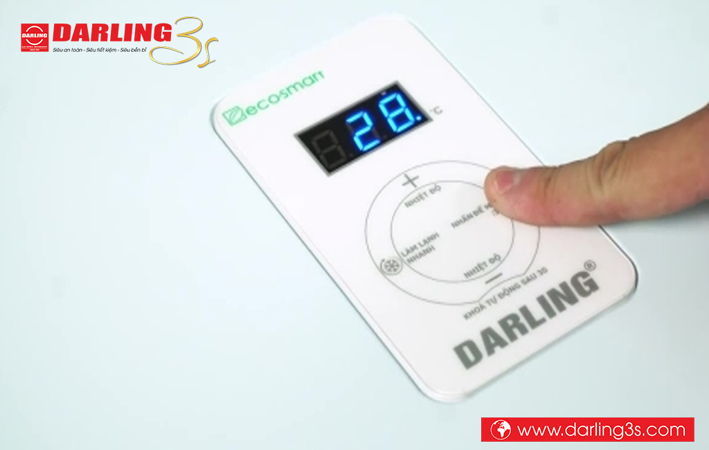 Phím bấm cảm ứng nhạy bén trong hệ thống Eco Smart Control