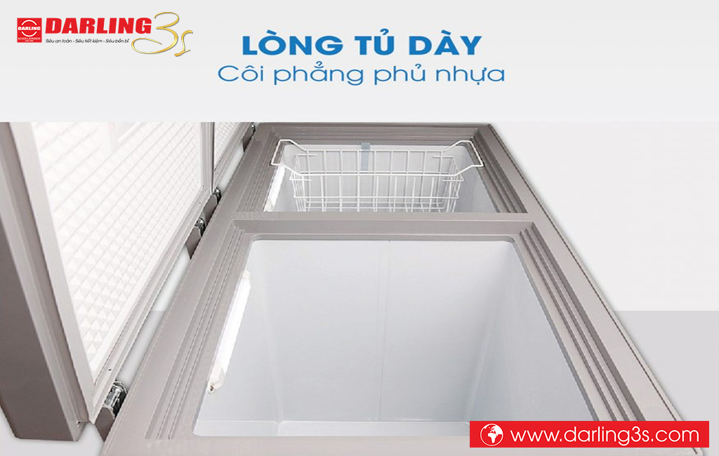 Lòng tủ côi phẳng phủ nhựa dày dặn