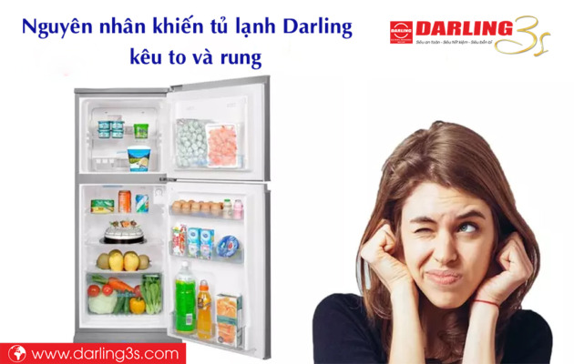Nguyên nhân khiến tủ lạnh Darling kêu to và rung