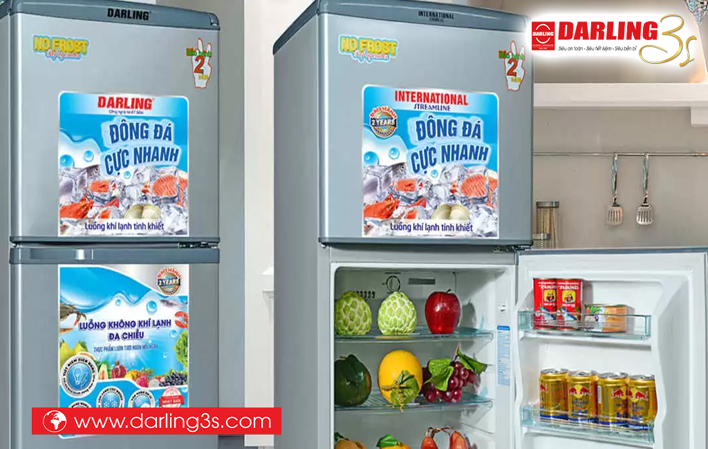 Tủ lạnh Darling đa dạng dung tích 