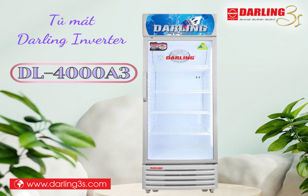 Tủ mát Darling dòng inverter Model DL-4000A3