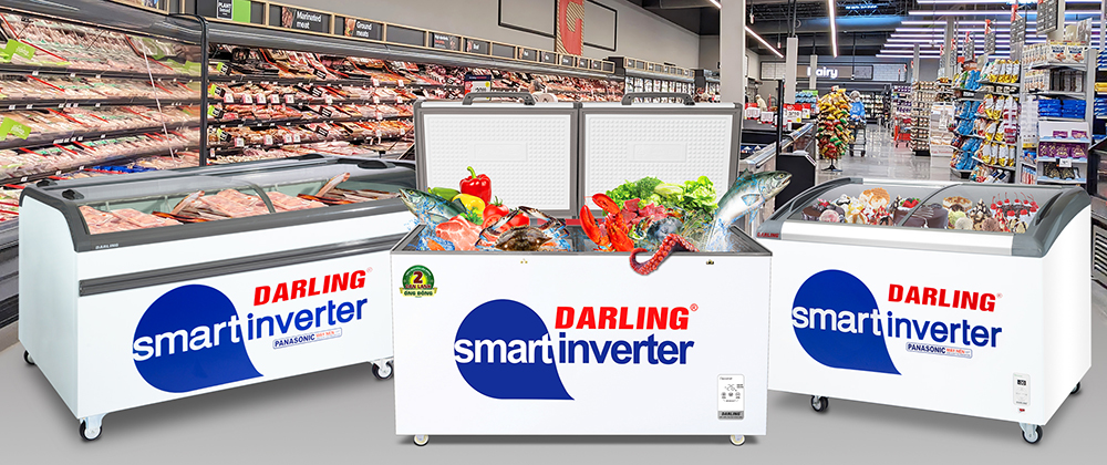 Banner tủ đông Darling Inverter