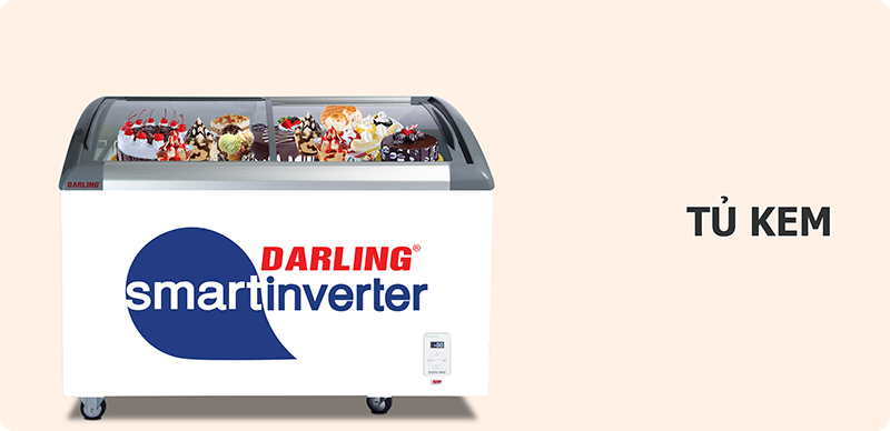 Tủ kem Darling Inverter