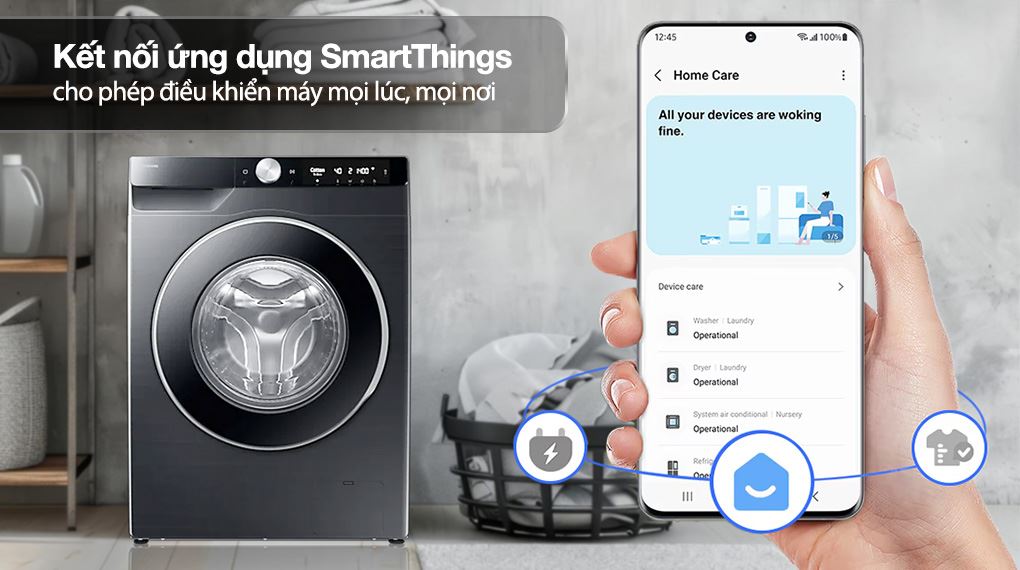 Kết nối ứng dụng Smartthings