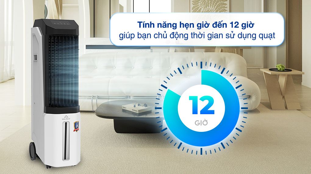 Máy làm mát không khí Hòa Phát HPCF1-045 tính năng hẹn giờ