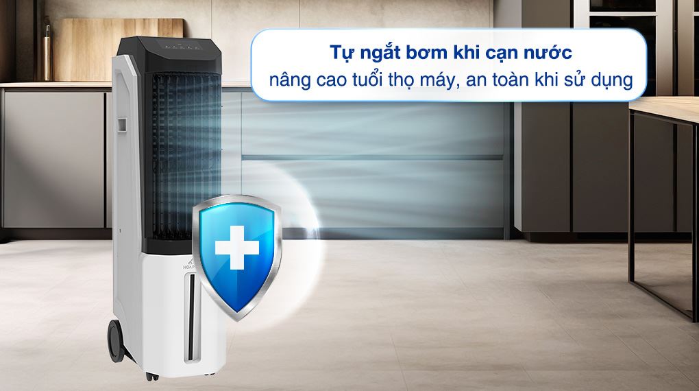 Máy làm mát không khí Hòa Phát HPCF1-045 tự ngắt khi cạn nước