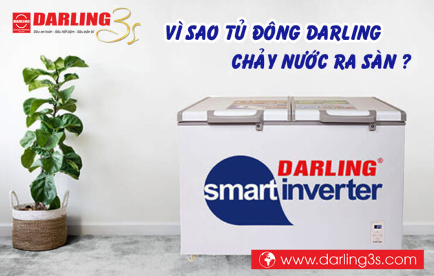 Vì sao tủ đông Darling chảy nước ra sàn?