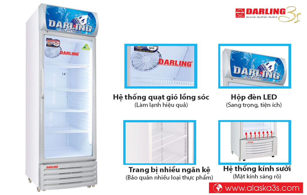 Tủ mát Darling inverter DL-2800A3