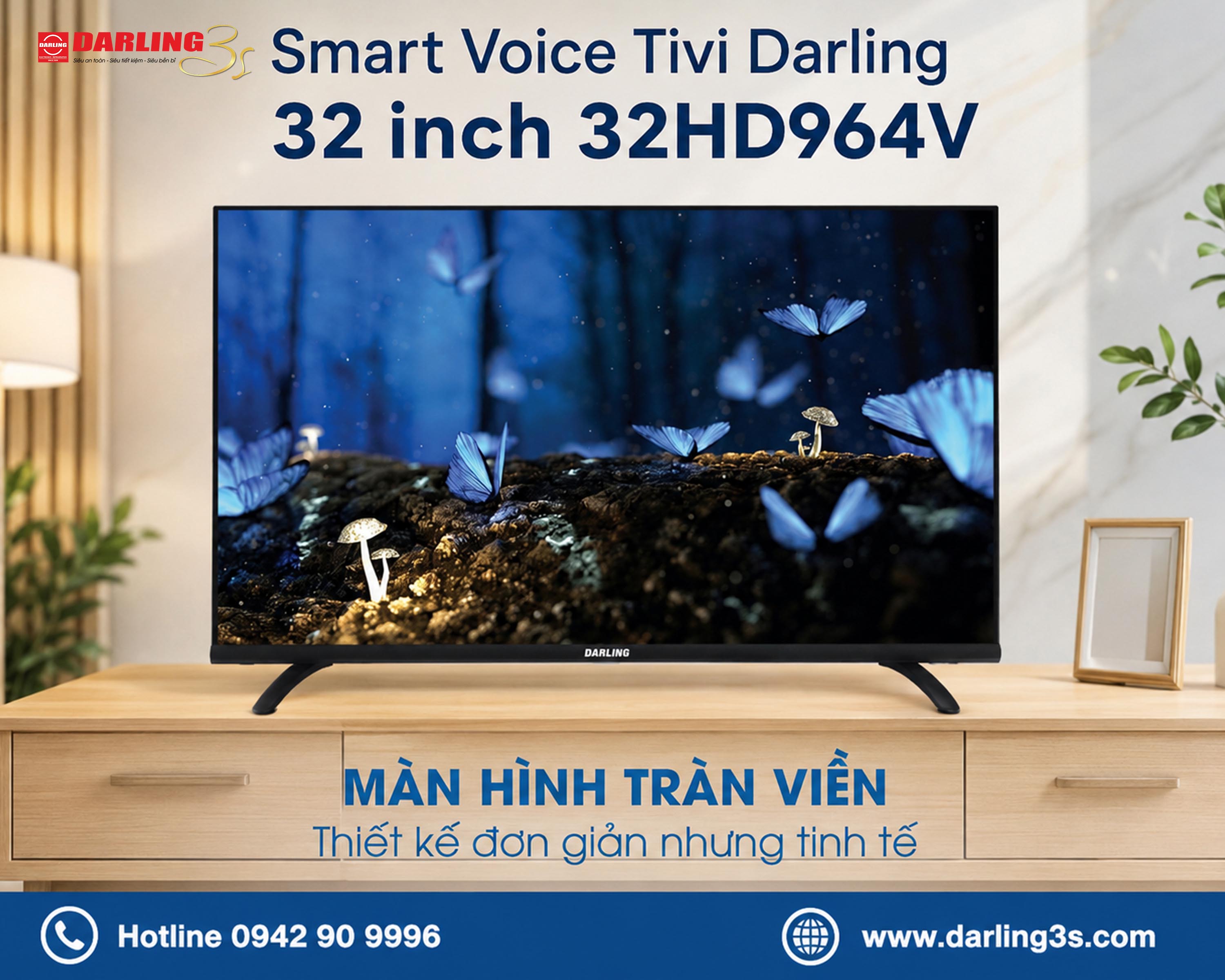 Smart Voice Tivi Darling 32 inch 32HD964V